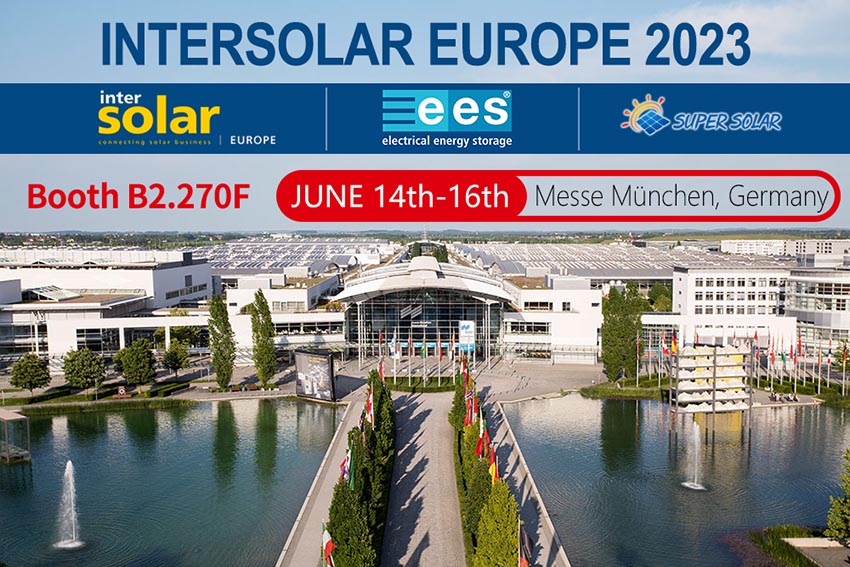 スーパーソーラー、ドイツで開催される2023年インターソーラー展示会で革新的な太陽エネルギー製品を展示